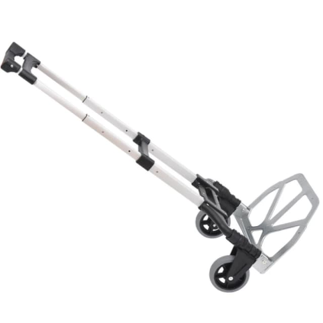 HOMCOM Homcom - Heavy Duty Aluminium Foldable Hand Truck Trolley, 70KG Load Capacity 5063603023345