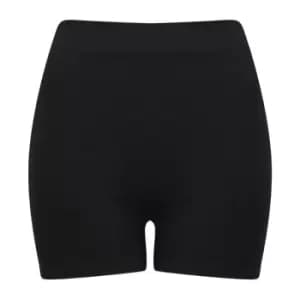 Tombo Womens/Ladies Seamless Shorts (L/XL) (Black)