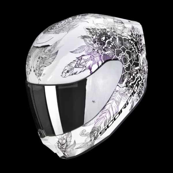 Scorpion Exo-391 Dream White-Chameleon Full Face Helmet XS
