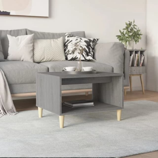 VIDAXL Coffee Table Grey Sonoma 60x50x40cm Engineered Wood Vidaxl 8720287086277