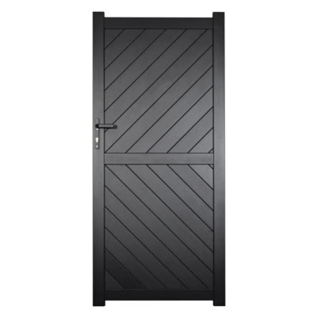 Barnstaple Premium Metal Side Gate - Black