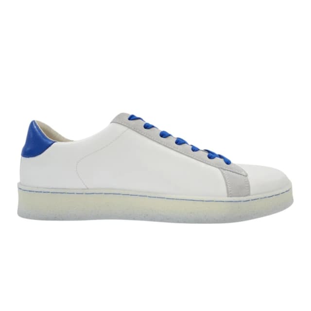 Loyalti Mens Castro Low-Top Trainers Wht/Blue/Orange male 7 (41)