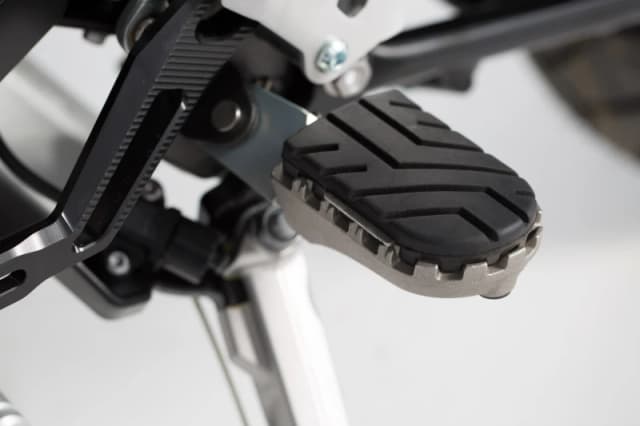 SW-Motech ION footrest kit - Triumph Tiger 800/ 900/ 1200, Scrambler 1200., black-silver