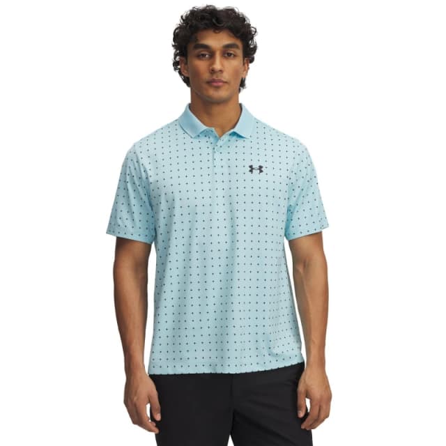 Under Armour Perf 3.0 Printed Polo - Blue Blue L