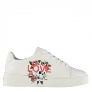 Ed Hardy Love Trainers - White