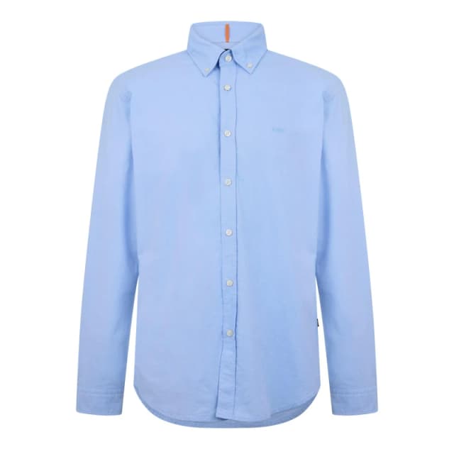 Boss Rickert Long Sleeve Shirt - Blue Blue S