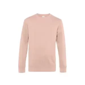 B&C Mens King Crew Neck Sweater (3XL) (Soft Rose)