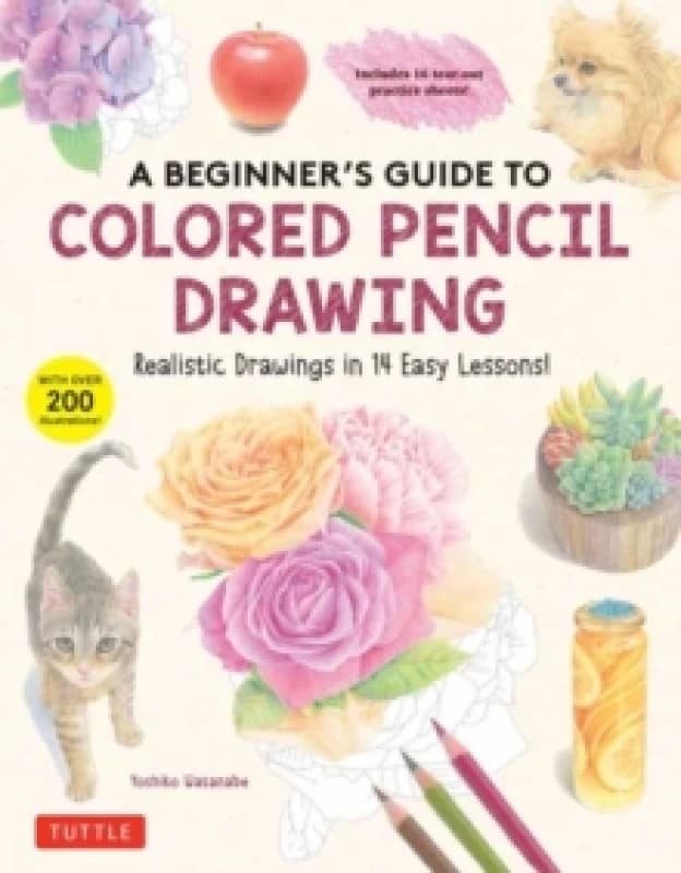 A Beginner's Guide to Colored Pencil Drawing : Realistic Drawings in 14 Easy Lessons! (With Over 200 illustrations) Paperback / softback