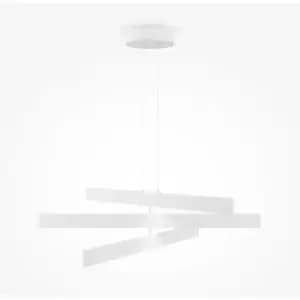 Maytoni Maytoni Origami Modern 3 Light Integrated LED Pendant Ceiling Light White 4000K