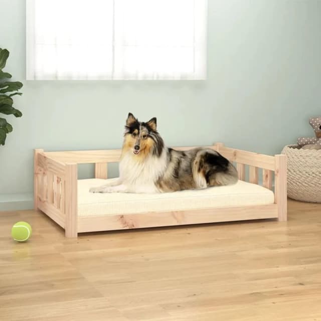 Vidaxl Dog Bed 95.5X65.5X28cm Solid Wood Pine