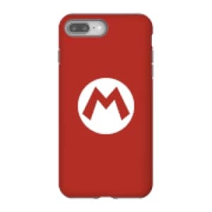 Nintendo Super Mario Mario Logo Phone Case - iPhone 8 Plus - Tough Case - Gloss