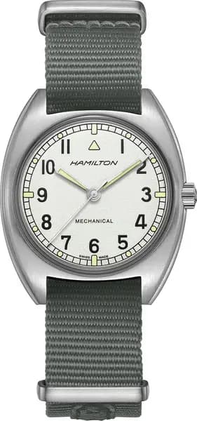 Hamilton Watch Khaki Aviation Pilot Pioneer Mechanical - Silver HM-1166
