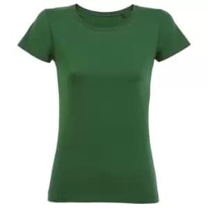 SOLS Womens/Ladies Milo Organic T-Shirt (L) (Bottle Green)