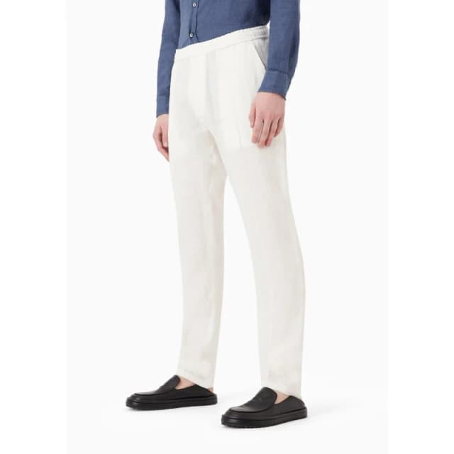 Emporio Armani Trousers White male 38R