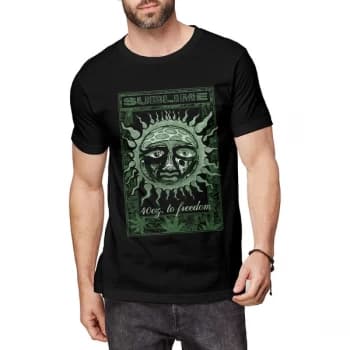 Sublime - GRN 40 Oz Unisex Large T-Shirt - Black
