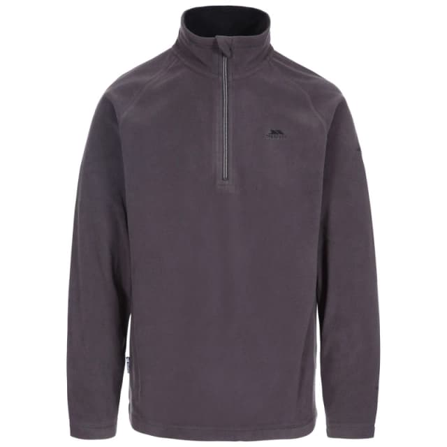 Trespass Trespass Men Blackford Microfleece in Dark Grey Size: X-Small Dark Grey XS Male 5059444239373