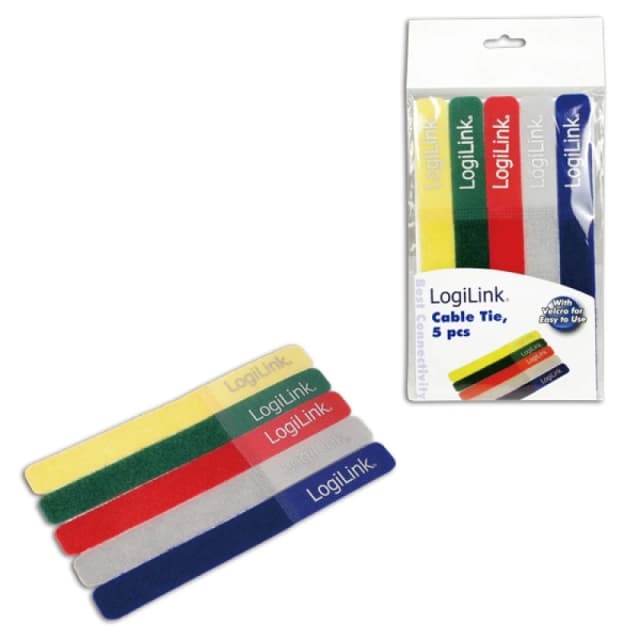 LogiLink KAB0008 cable tie Blue. Green. Grey. Red. Yellow