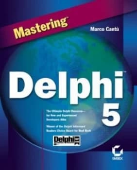 Mastering Delphi 5 by M Cantu Paperback