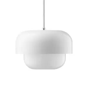 Haipot Yin Dome Pendant White 23cm