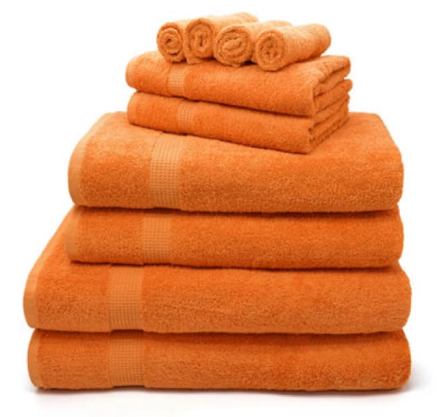 Velosso Luxury 100% Egyptian Cotton Towels 550Gsm Soft & Absorbent Cotton Towels Orange - Bath Sheet
