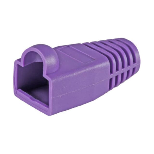 Cablenet Cablenet RJ45 Cat6a Boot Violet 6.5mm 22-2087