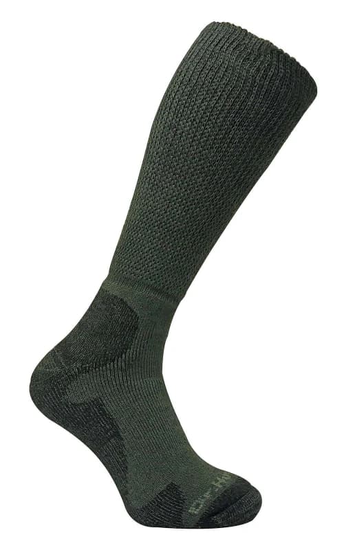 Dr Hunter Dr Hunter Men 1 Pack Extra Wide Knee High Merino Wool Hiking Socks in Green Size: 9-11 Green 9-11 Male 8595592610437