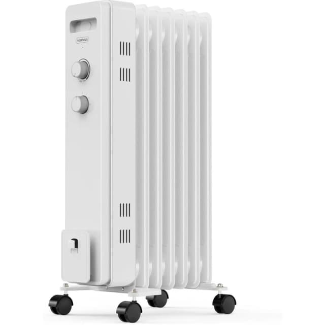 VonHaus 7Fin 1500W Oil Filled Radiator - White White unisex One Size
