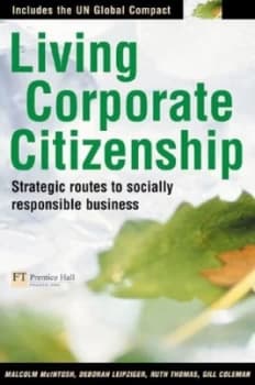 Living Corporate Citizenship by Malcolm Mcintosh Hardback