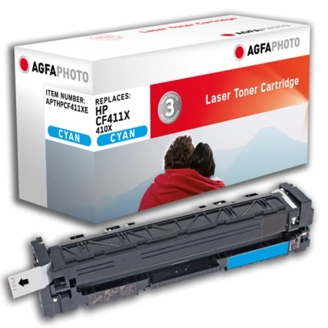 AgfaPhoto APTHPCF411XE toner cartridge Compatible Cyan
