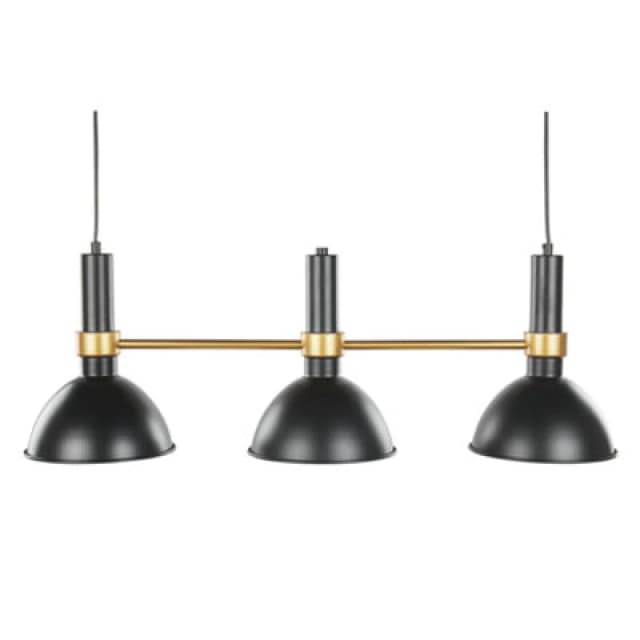 Beliani Pendant Lamp Beles Metal Black