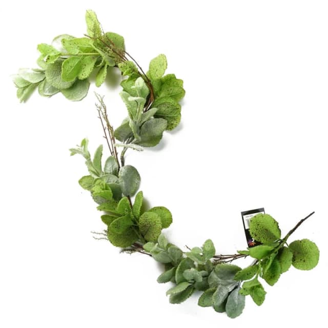 Leaf 125cm Artificial Hanging Trailing Mint Leaf Garland Plant Green unisex