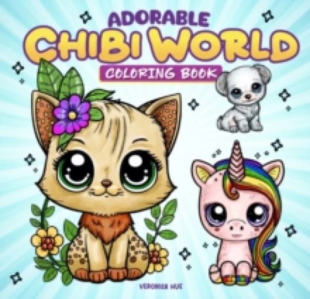 Adorable Chibi World Coloring Book Paperback / softback