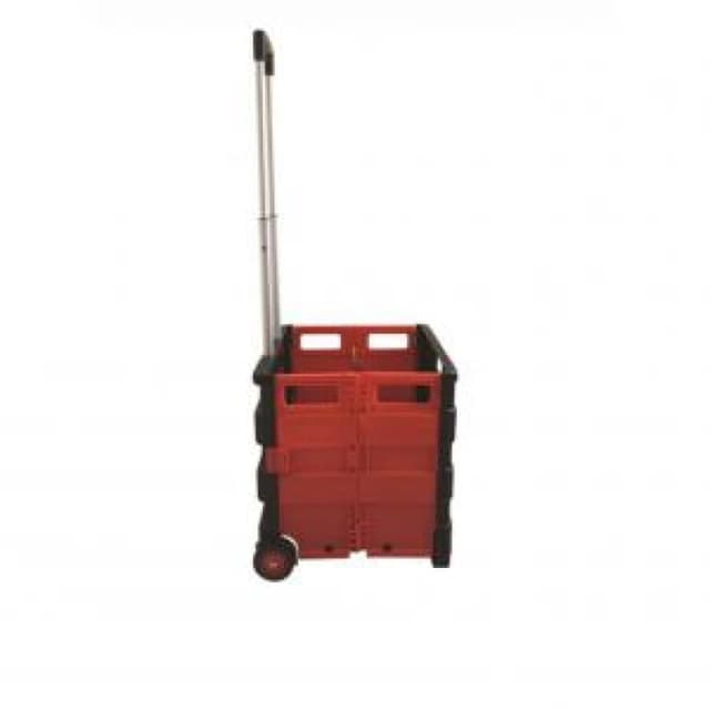 SECO Seco Collapsible Shopping Cart Red/Black - ZY-LC-BR ZY-LC-BR