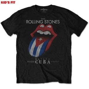 The Rolling Stones - Havana Cuba Kids 3 - 4 Years T-Shirt - Black