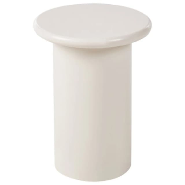 Beliani Minimalist Side Table Campti White
