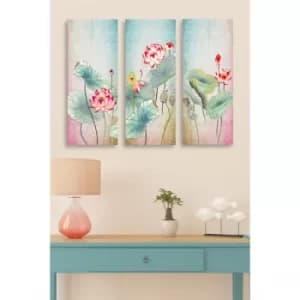 MDF0037 Multicolor Decorative MDF Painting (3 Pieces)