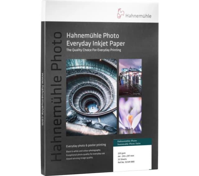 HAHNEMUEHLE SUSTAINABLE PHOTO SATIN-A4 25S 220