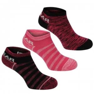 LA Gear Yoga Sock 3 Pack Ladies - Multi