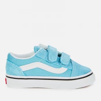 Vans Toddlers Old Skool Velcro Trainers - Delphinium Blue - UK 7 Toddler