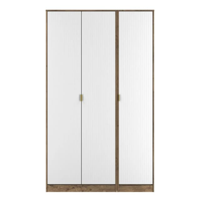 Ready Assembled 2 U Bexley 3 Door Wardrobe (Ready Assembled) Size: Large Multicolor Unisex Large
