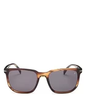 David Beckham Mens Square Sunglasses, 54mm
