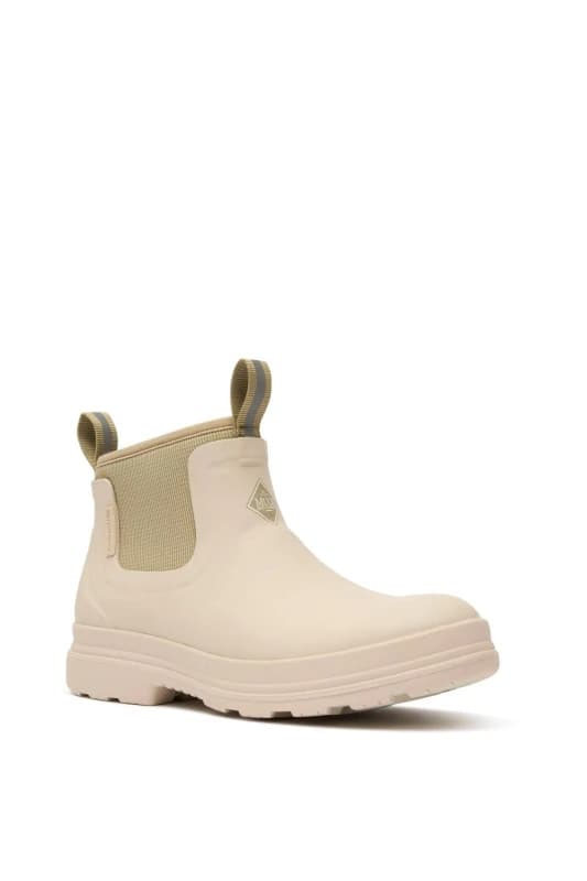 Muck Boots Womens Rainscape Chelsea in Beige Size: 4 Beige Female 4