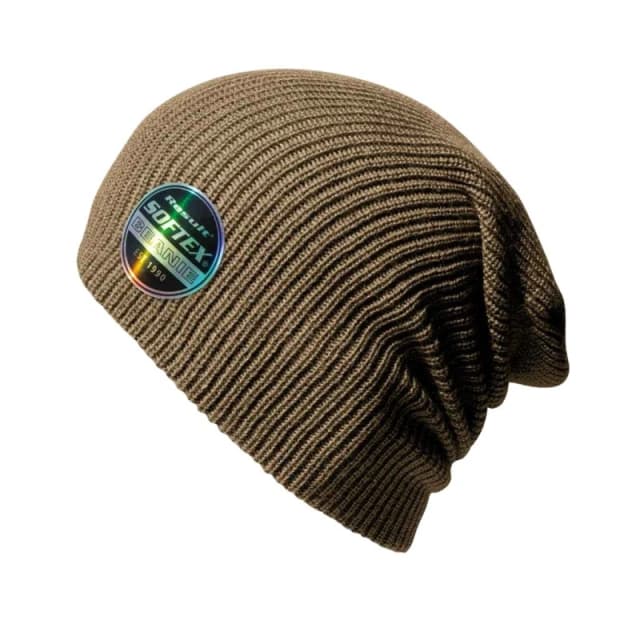 Result Core Mens Softex Beanie in Brown Brown Male One Size