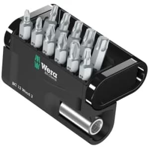 Wera 05057422001 Wera Bit-Check 12 Wood 2 General Bit Set PZ,PH,TX...