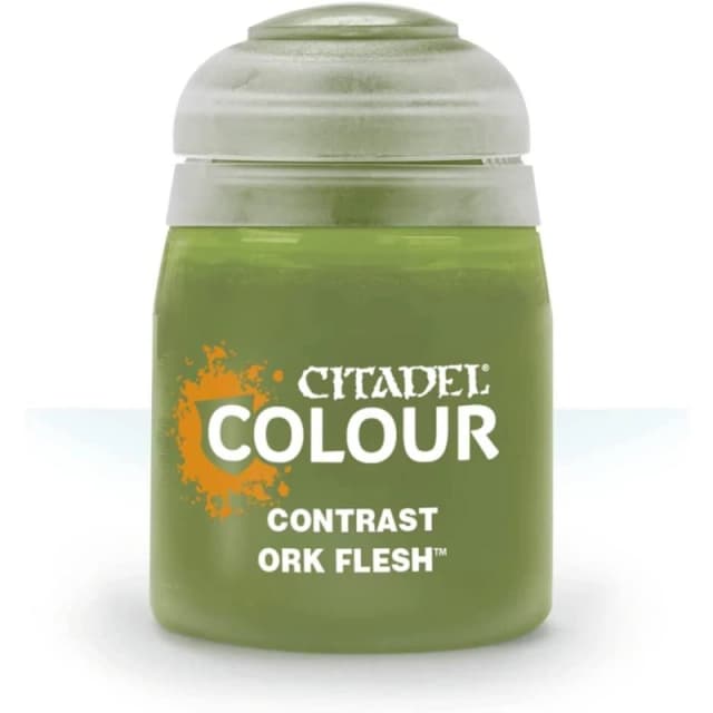 Citadel Games Workshop Colour Contrast: Ork Flesh (18ml) Paint Multi