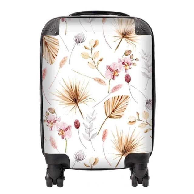 Warren Reed - Designer Watercolour Orchids Suitcase Size: Large Multicolor Unisex Large