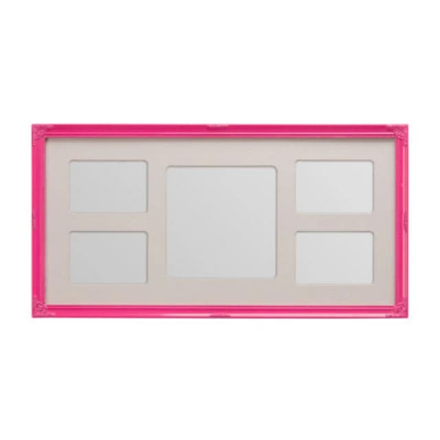 Premier Housewares 5 Photo Multi Photo Frame Pink