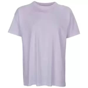SOLS Mens Boxy Organic Oversized T-Shirt (L) (Lilac)