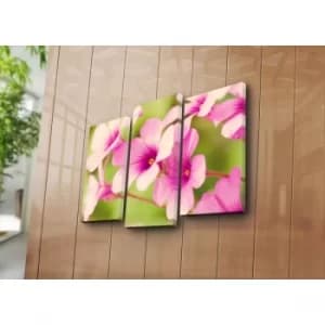 3NATPAT-38 Multicolor Decorative Canvas Painting (3 Pieces)