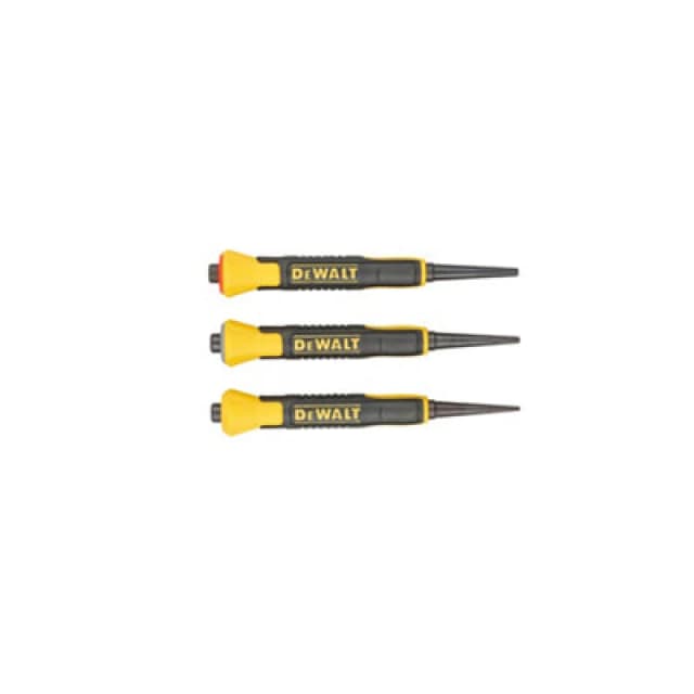 BRICOLINE Bricoline - DEWALT DWHT0-58018 Bi-Material Nail Punch Set, 3 Piece DHT058018 aw-DWHT0-58018